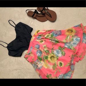Floral Cutout Summer Dress